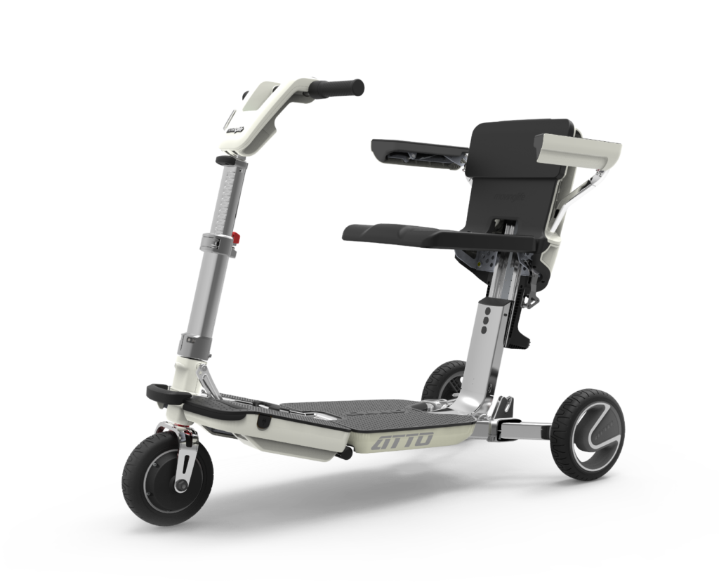 ATTO White Version Opened without Armrests Prespective